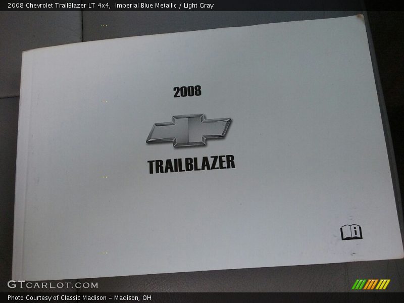 Imperial Blue Metallic / Light Gray 2008 Chevrolet TrailBlazer LT 4x4