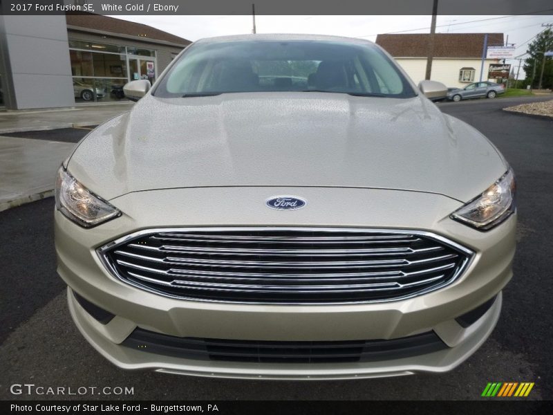 White Gold / Ebony 2017 Ford Fusion SE