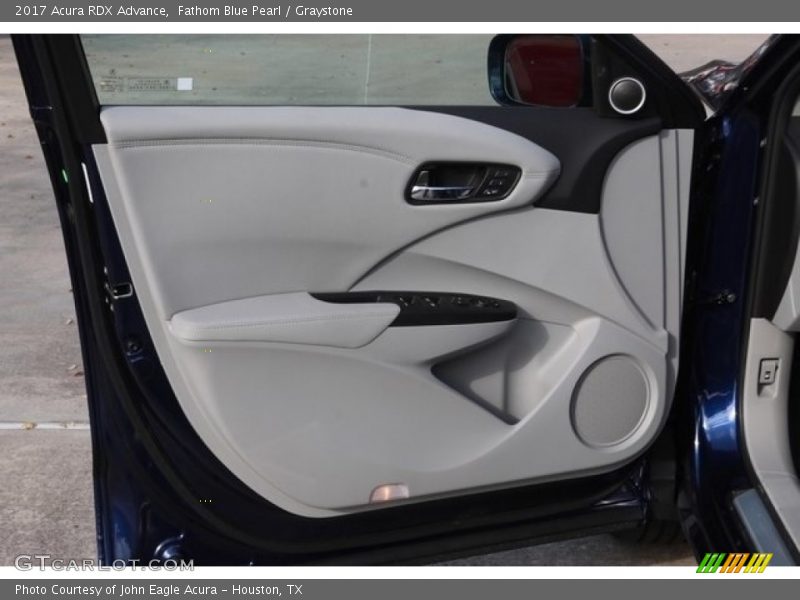 Fathom Blue Pearl / Graystone 2017 Acura RDX Advance