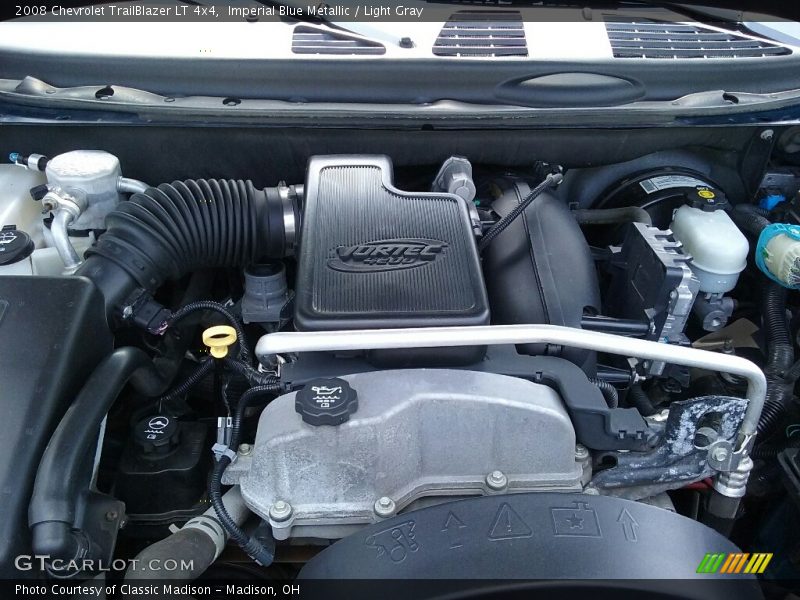 Imperial Blue Metallic / Light Gray 2008 Chevrolet TrailBlazer LT 4x4