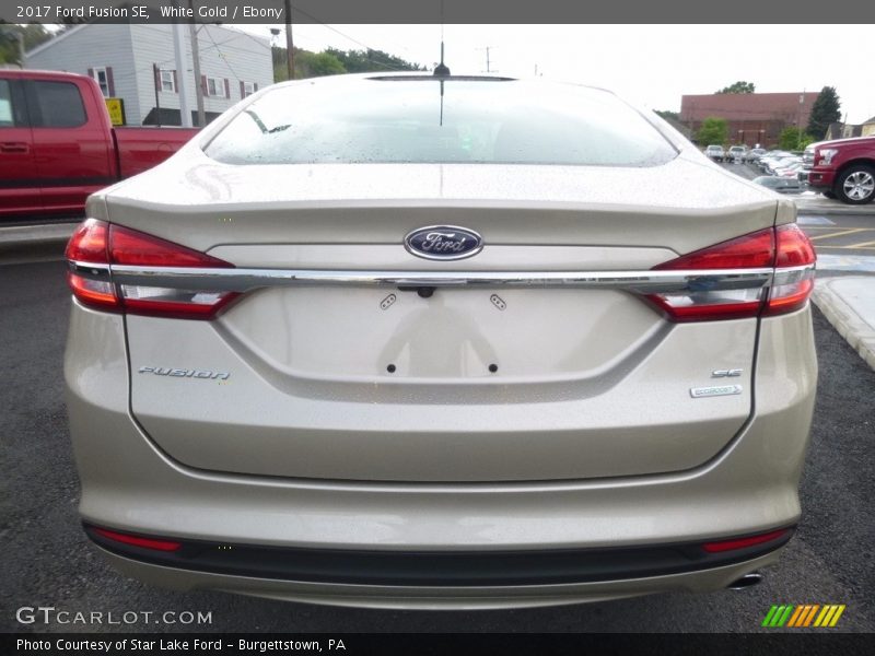 White Gold / Ebony 2017 Ford Fusion SE