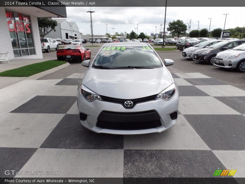 Classic Silver Metallic / Ash 2014 Toyota Corolla L