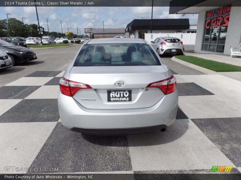 Classic Silver Metallic / Ash 2014 Toyota Corolla L