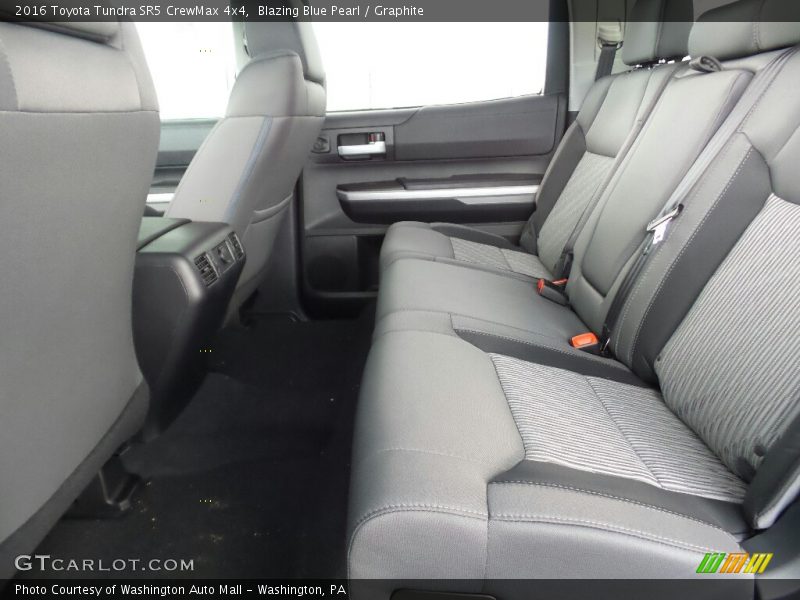 Blazing Blue Pearl / Graphite 2016 Toyota Tundra SR5 CrewMax 4x4