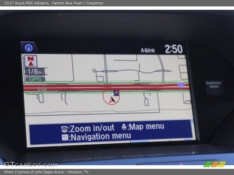 Fathom Blue Pearl / Graystone 2017 Acura RDX Advance