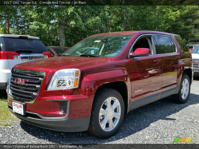Crimson Red Tintcoat / Jet Black 2017 GMC Terrain SLE