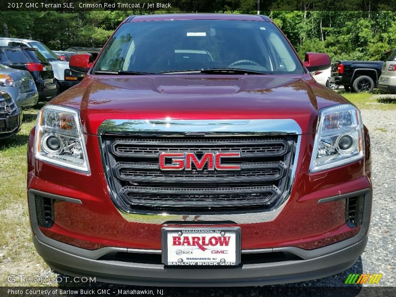 Crimson Red Tintcoat / Jet Black 2017 GMC Terrain SLE