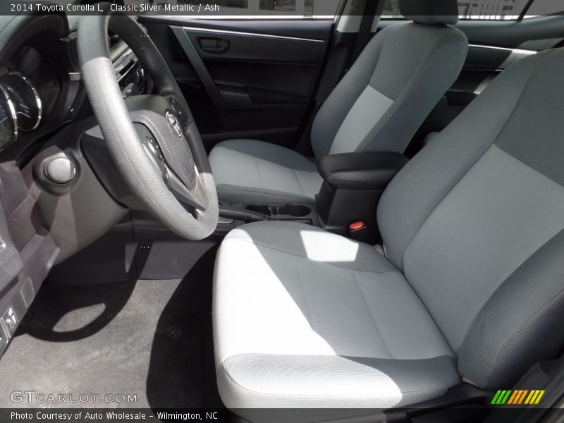 Classic Silver Metallic / Ash 2014 Toyota Corolla L