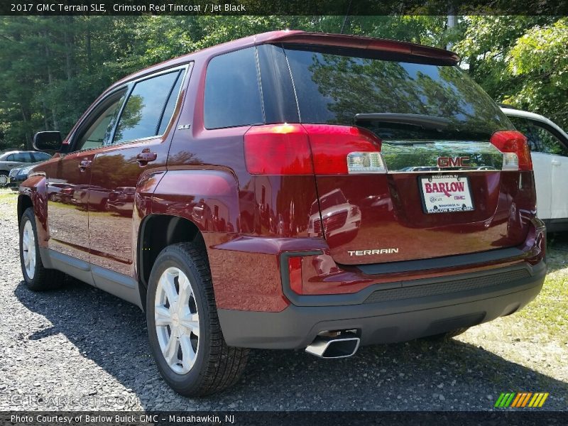 Crimson Red Tintcoat / Jet Black 2017 GMC Terrain SLE