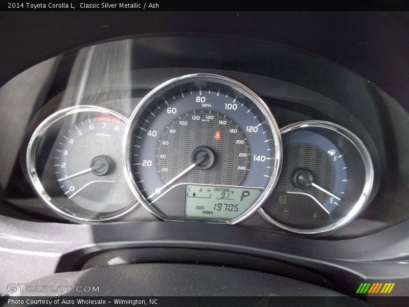 Classic Silver Metallic / Ash 2014 Toyota Corolla L