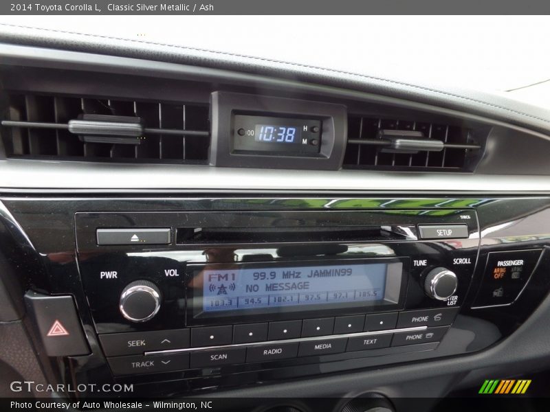 Classic Silver Metallic / Ash 2014 Toyota Corolla L