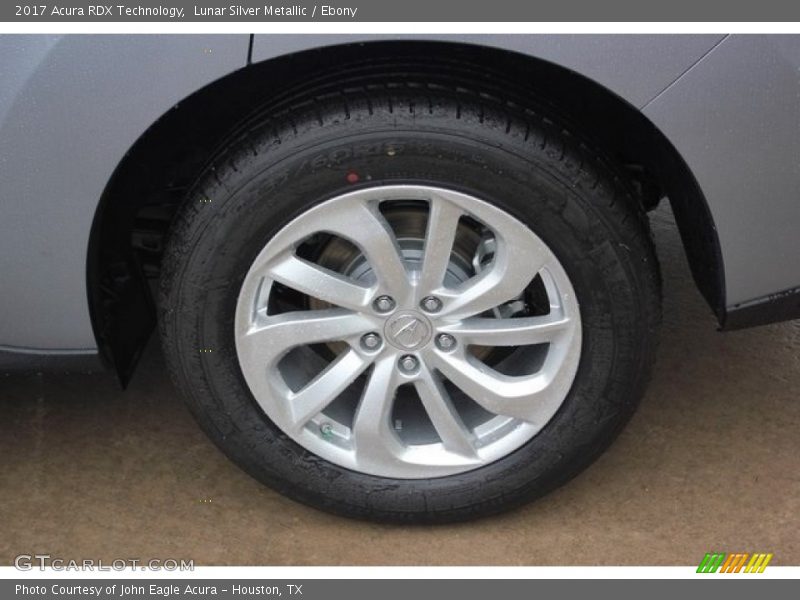 Lunar Silver Metallic / Ebony 2017 Acura RDX Technology