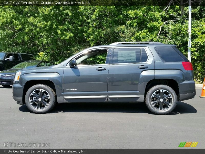 Graphite Gray Metallic / Jet Black 2017 GMC Terrain SLE