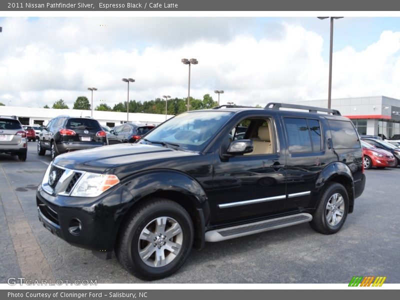 Espresso Black / Cafe Latte 2011 Nissan Pathfinder Silver