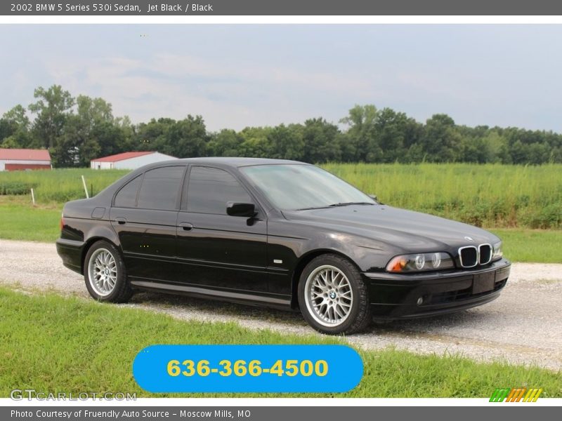 Jet Black / Black 2002 BMW 5 Series 530i Sedan