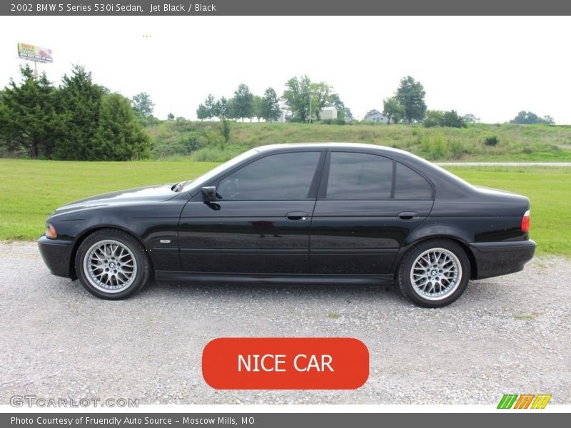 Jet Black / Black 2002 BMW 5 Series 530i Sedan