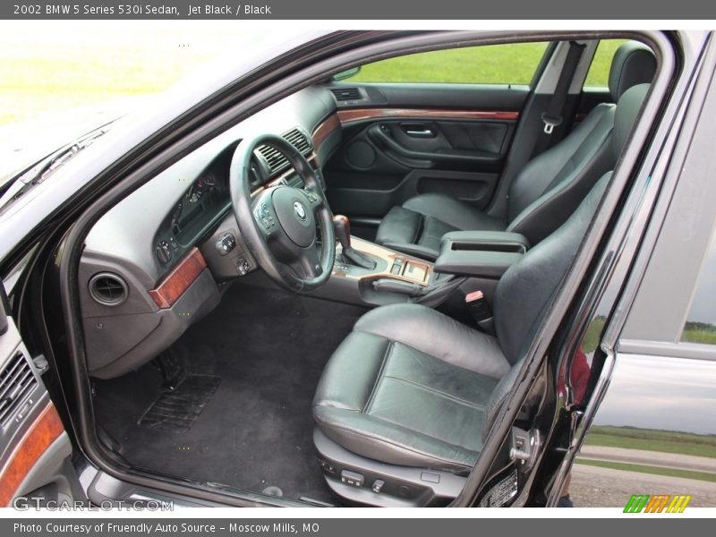 Jet Black / Black 2002 BMW 5 Series 530i Sedan