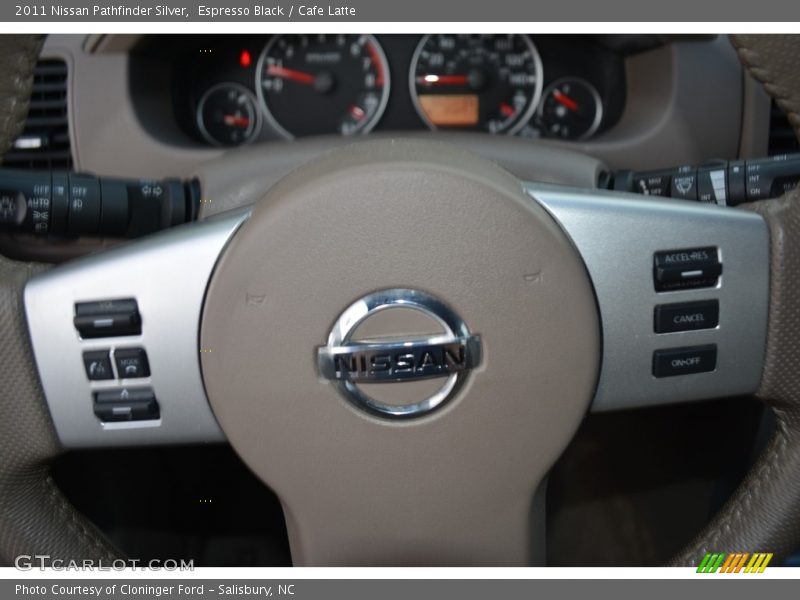 Espresso Black / Cafe Latte 2011 Nissan Pathfinder Silver