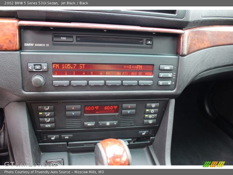 Jet Black / Black 2002 BMW 5 Series 530i Sedan