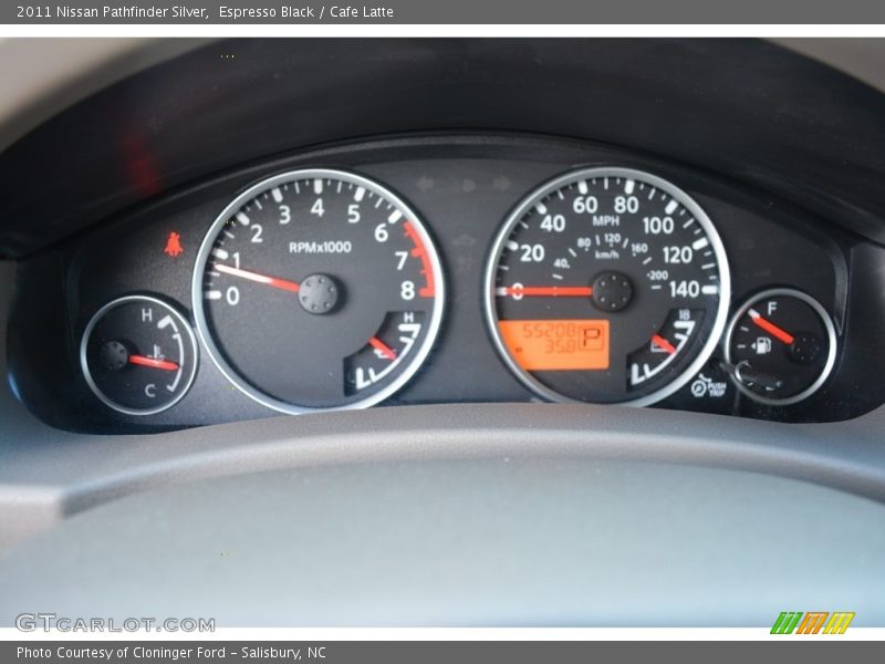 Espresso Black / Cafe Latte 2011 Nissan Pathfinder Silver