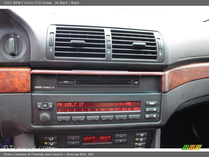 Jet Black / Black 2002 BMW 5 Series 530i Sedan