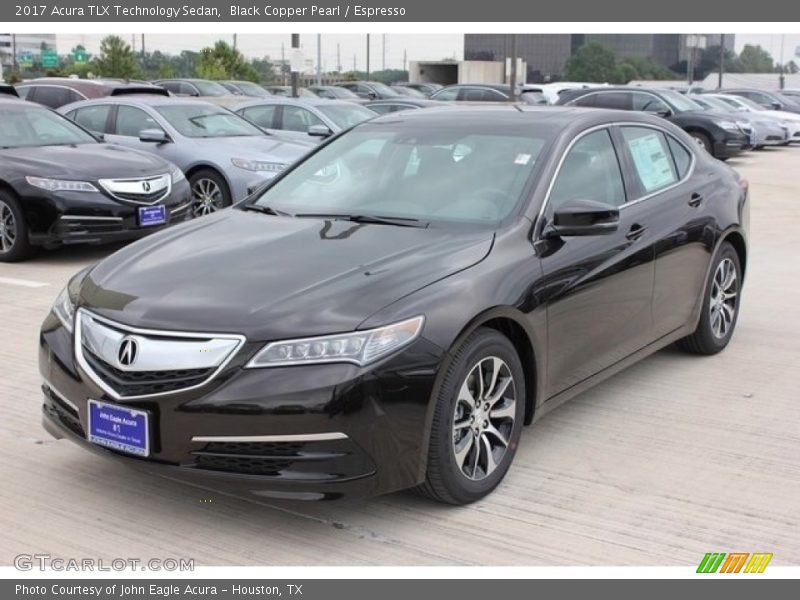 Black Copper Pearl / Espresso 2017 Acura TLX Technology Sedan