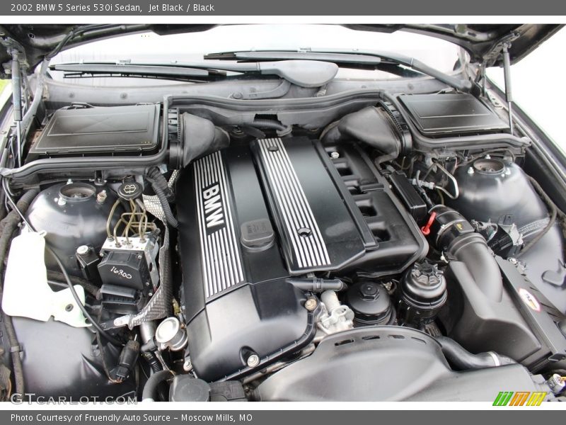 Jet Black / Black 2002 BMW 5 Series 530i Sedan