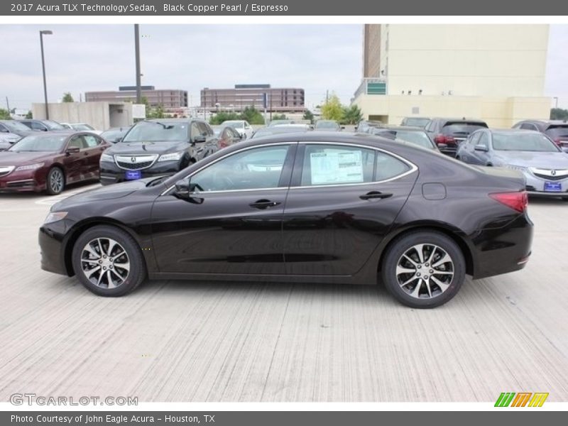 Black Copper Pearl / Espresso 2017 Acura TLX Technology Sedan