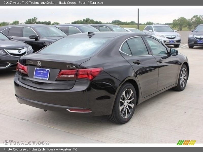 Black Copper Pearl / Espresso 2017 Acura TLX Technology Sedan