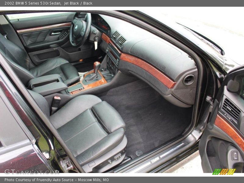 Jet Black / Black 2002 BMW 5 Series 530i Sedan