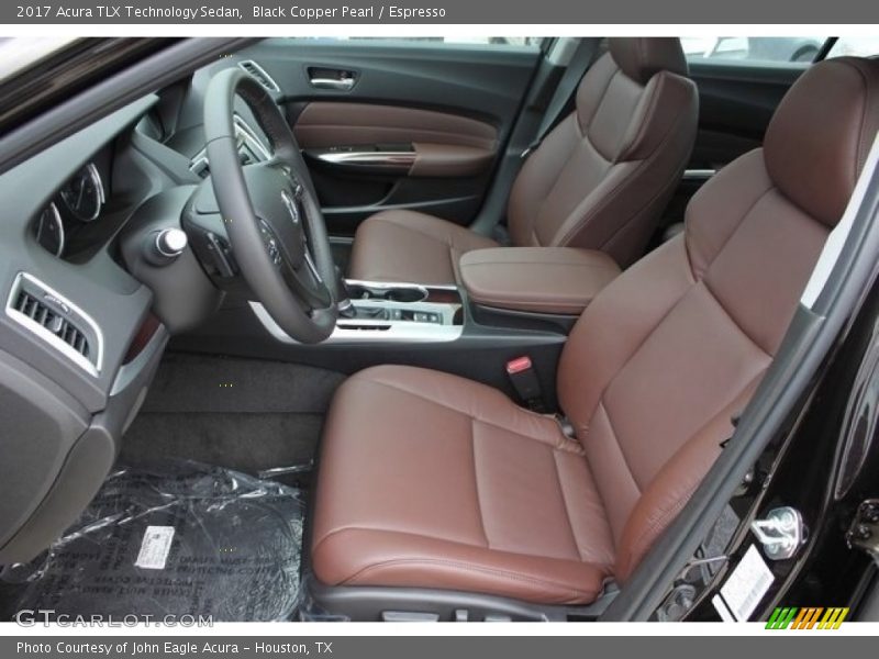 Black Copper Pearl / Espresso 2017 Acura TLX Technology Sedan