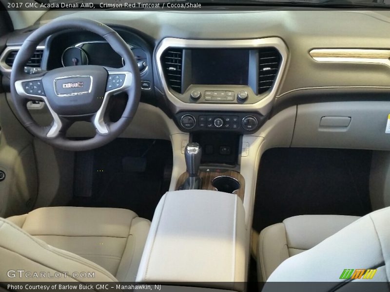 Dashboard of 2017 Acadia Denali AWD