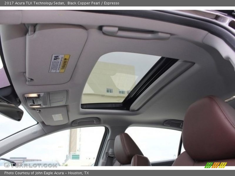 Black Copper Pearl / Espresso 2017 Acura TLX Technology Sedan