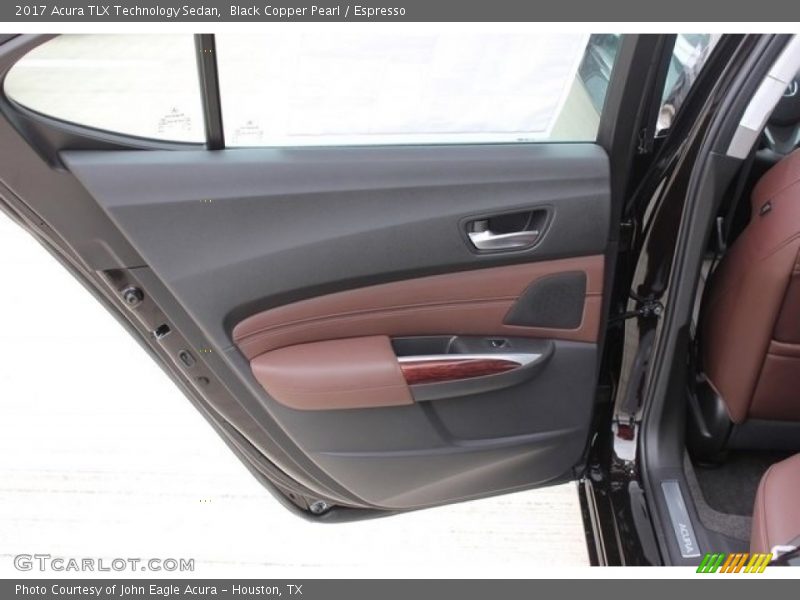 Black Copper Pearl / Espresso 2017 Acura TLX Technology Sedan