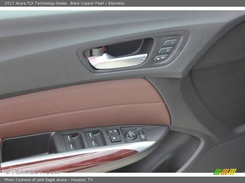 Black Copper Pearl / Espresso 2017 Acura TLX Technology Sedan