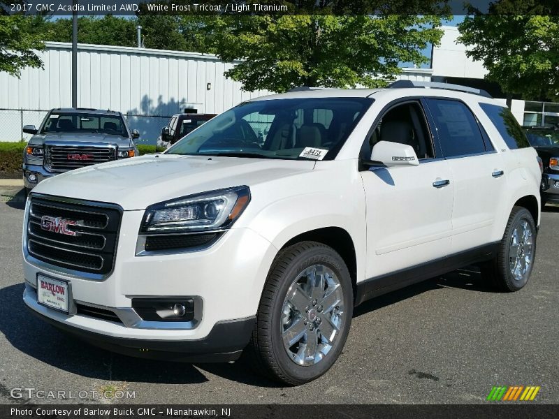 White Frost Tricoat / Light Titanium 2017 GMC Acadia Limited AWD