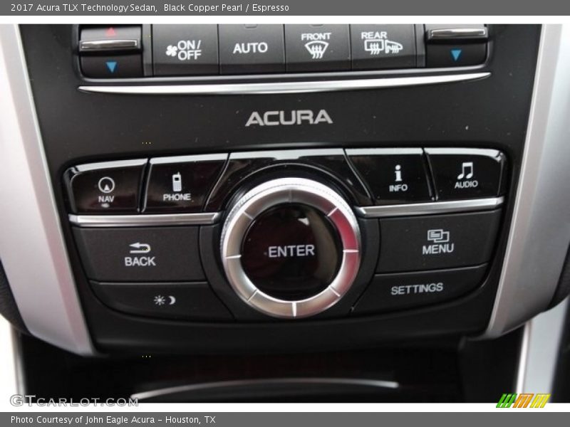 Black Copper Pearl / Espresso 2017 Acura TLX Technology Sedan