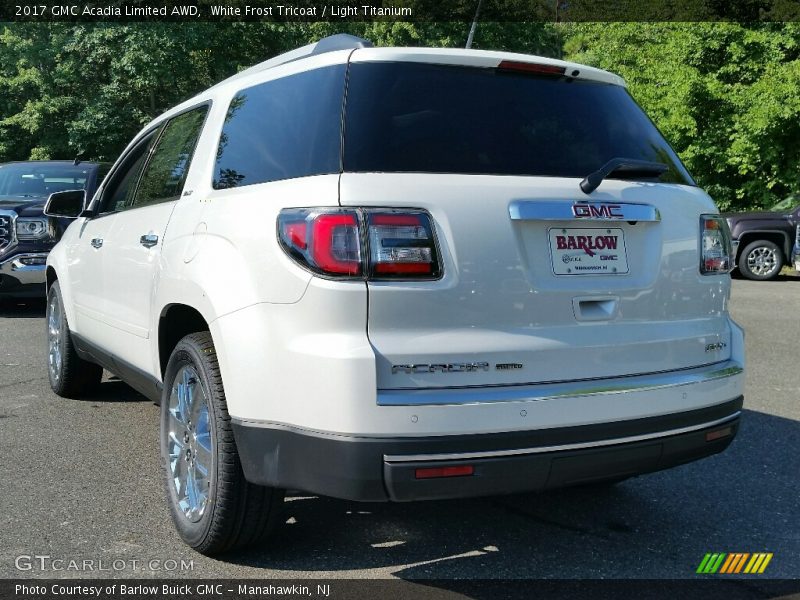 White Frost Tricoat / Light Titanium 2017 GMC Acadia Limited AWD