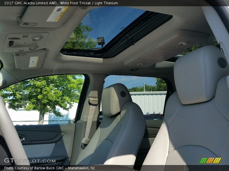 White Frost Tricoat / Light Titanium 2017 GMC Acadia Limited AWD