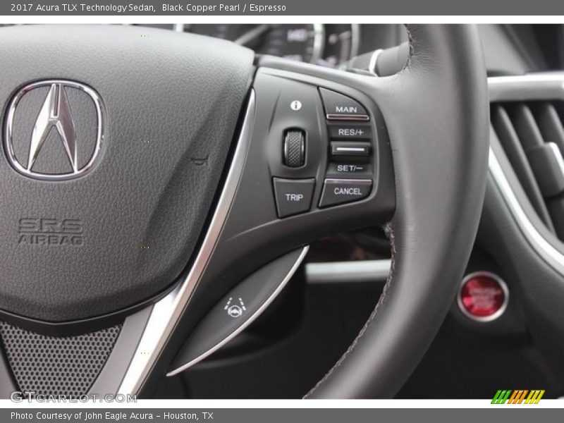Black Copper Pearl / Espresso 2017 Acura TLX Technology Sedan