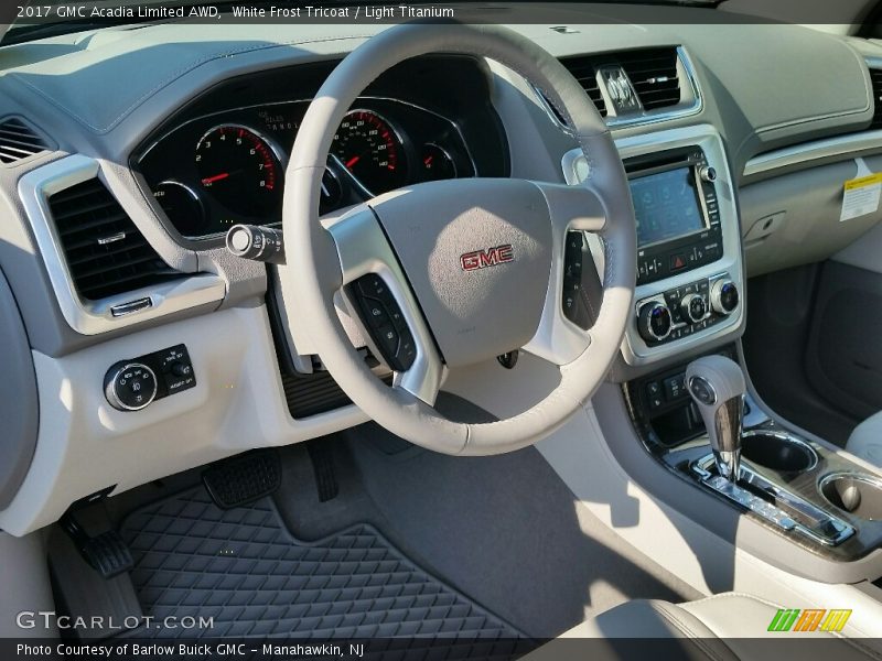White Frost Tricoat / Light Titanium 2017 GMC Acadia Limited AWD