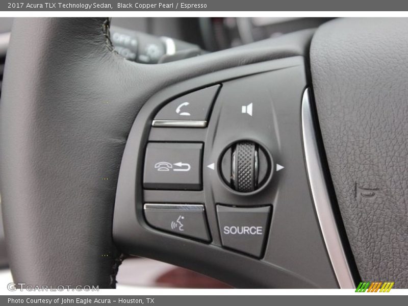 Black Copper Pearl / Espresso 2017 Acura TLX Technology Sedan