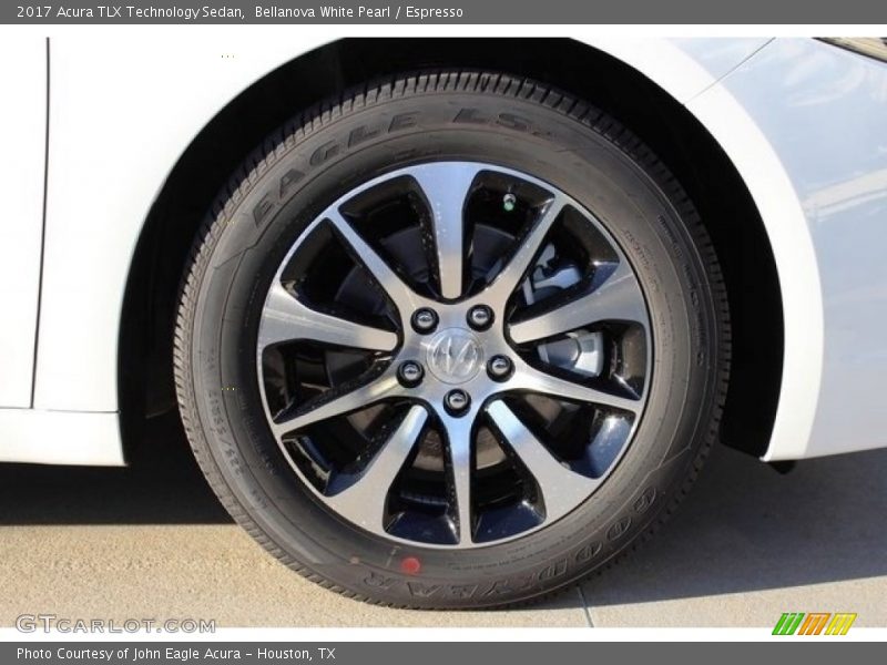 Bellanova White Pearl / Espresso 2017 Acura TLX Technology Sedan