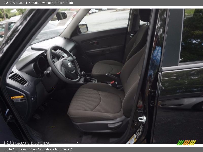 Shadow Black / Black Cloth 2012 Kia Soul 1.6