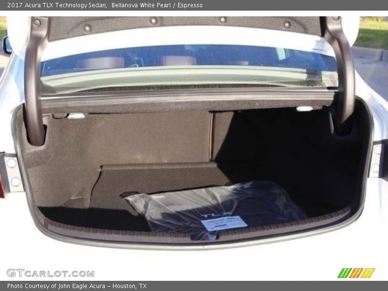 Bellanova White Pearl / Espresso 2017 Acura TLX Technology Sedan