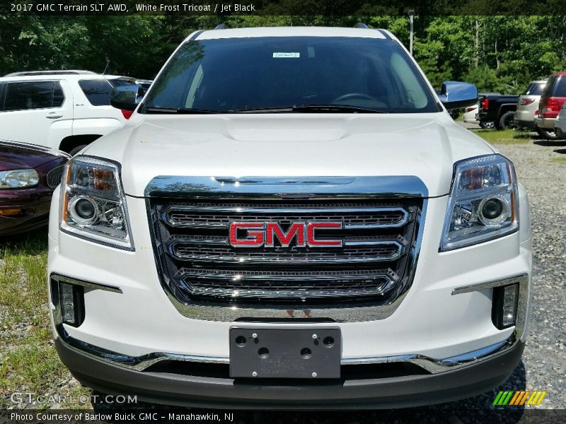 White Frost Tricoat / Jet Black 2017 GMC Terrain SLT AWD