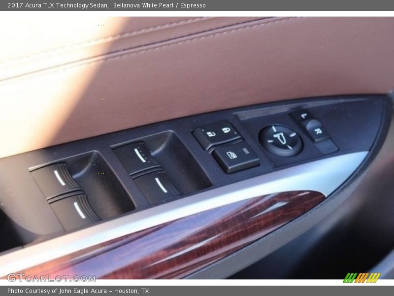 Bellanova White Pearl / Espresso 2017 Acura TLX Technology Sedan