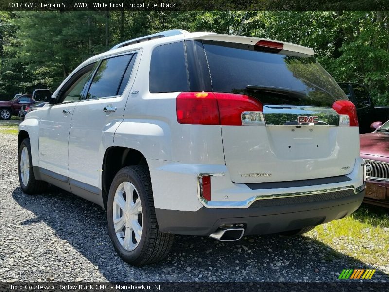 White Frost Tricoat / Jet Black 2017 GMC Terrain SLT AWD