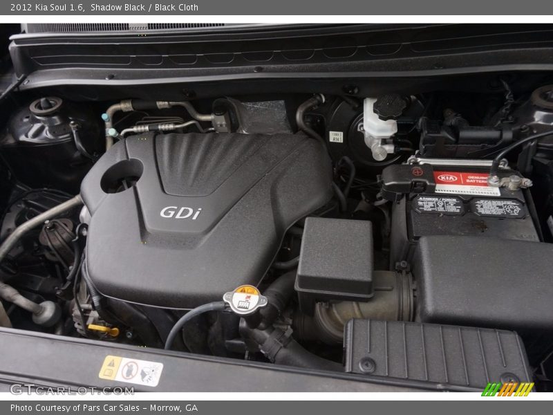Shadow Black / Black Cloth 2012 Kia Soul 1.6