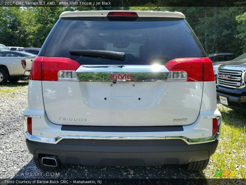 White Frost Tricoat / Jet Black 2017 GMC Terrain SLT AWD